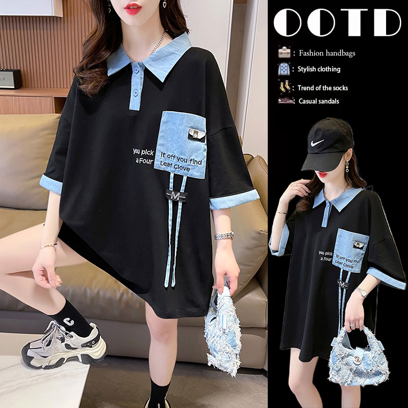 เสื้อยืดคนอ้วนแบบโอเวอร์ไซส์แบบ ulzzang fashion สนใจทักแชท