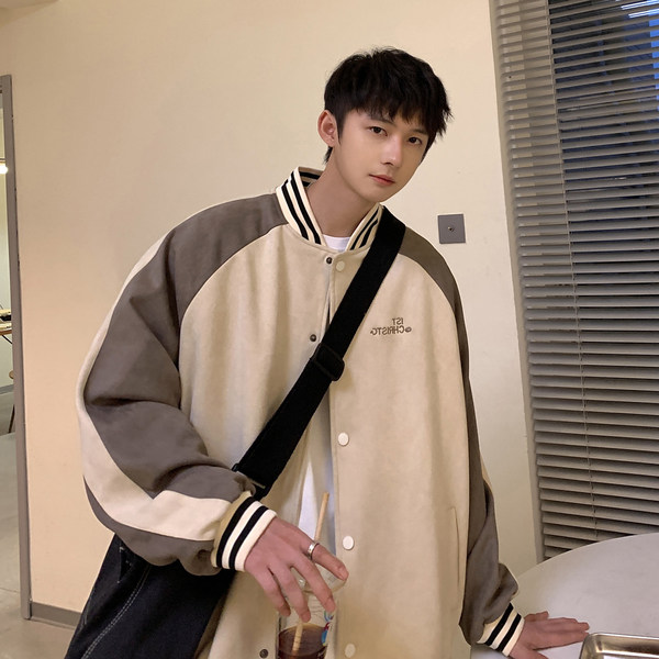 เสื้อแจ็คเก็ตเบสบอล เสื้อคลุม เสื้อแขนยาวสไตล์เกาหลี