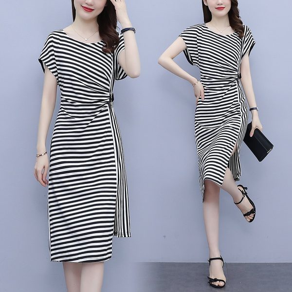 เดรสคนอ้วน เดรสสาวอวบ ชุดเดรสคนอ้วนวัยรุ่น BY PLUS SIZE Girl