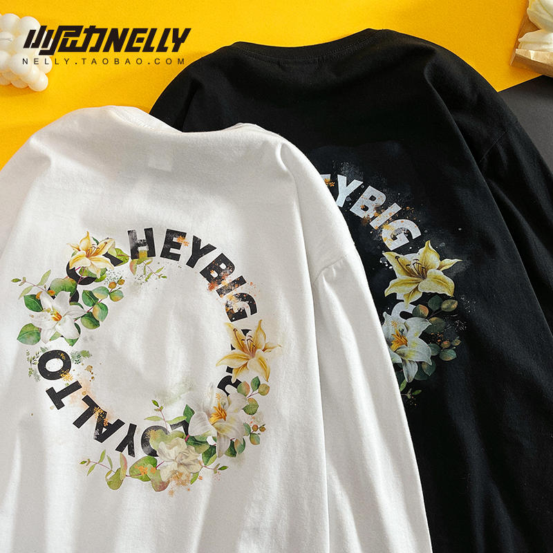 เสื้อยืดคอกลม ผู้ชาย เสื้อยืดผู้ชายเกาหลี เสื้อยืดเกาหลี แบรนด์ NELLY