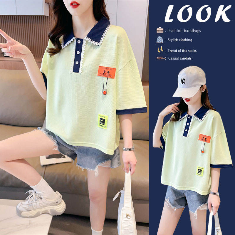 เสื้อยืดคนอ้วนแบบโอเวอร์ไซส์แบบ ulzzang fashion สนใจทักแชท