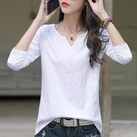 เสื้อยืดแขนยาวแฟชั่น เสื้อยืด T-shirt แขนยาว