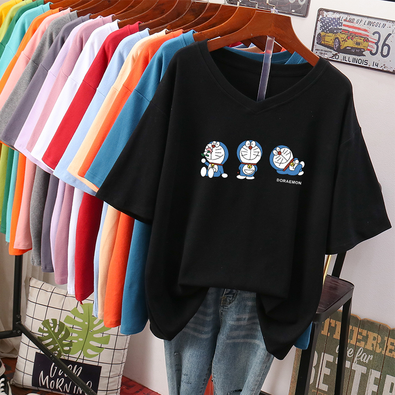 เสื้อยืดคอตตอน สกรีนลายน่ารัก มีหลากหลายสี ส่งฟรีทั่วไทย BY JIMIAO