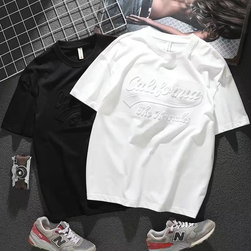 เสื้อยืดผู้ชายอ้วน S-5XL(อกเสื้อ39-51นิ้ว)