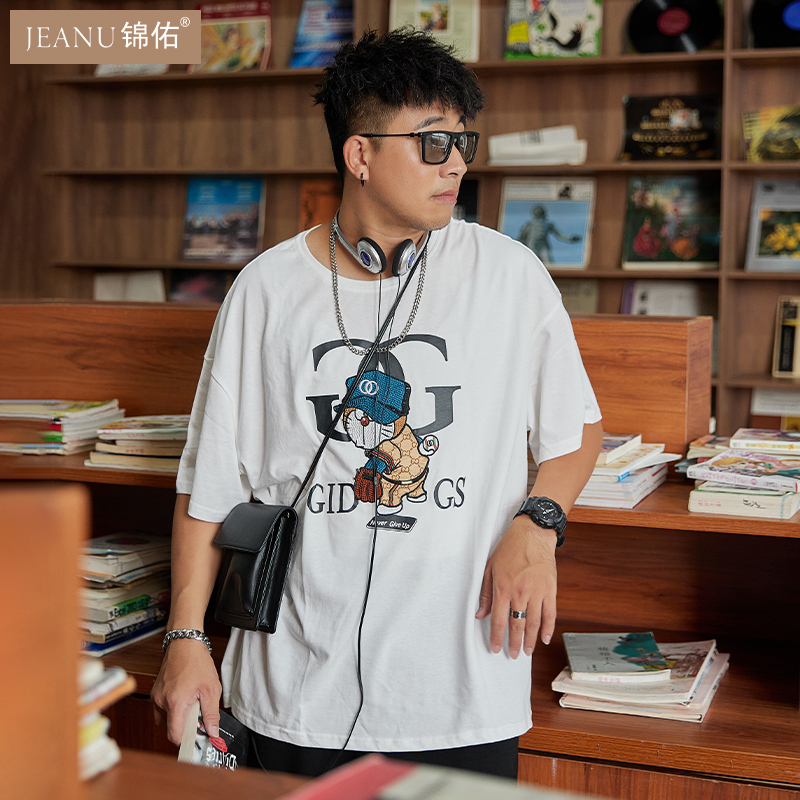 เสื้อยืดผู้ชายอ้วน S-5XL(อกเสื้อ39-51นิ้ว)