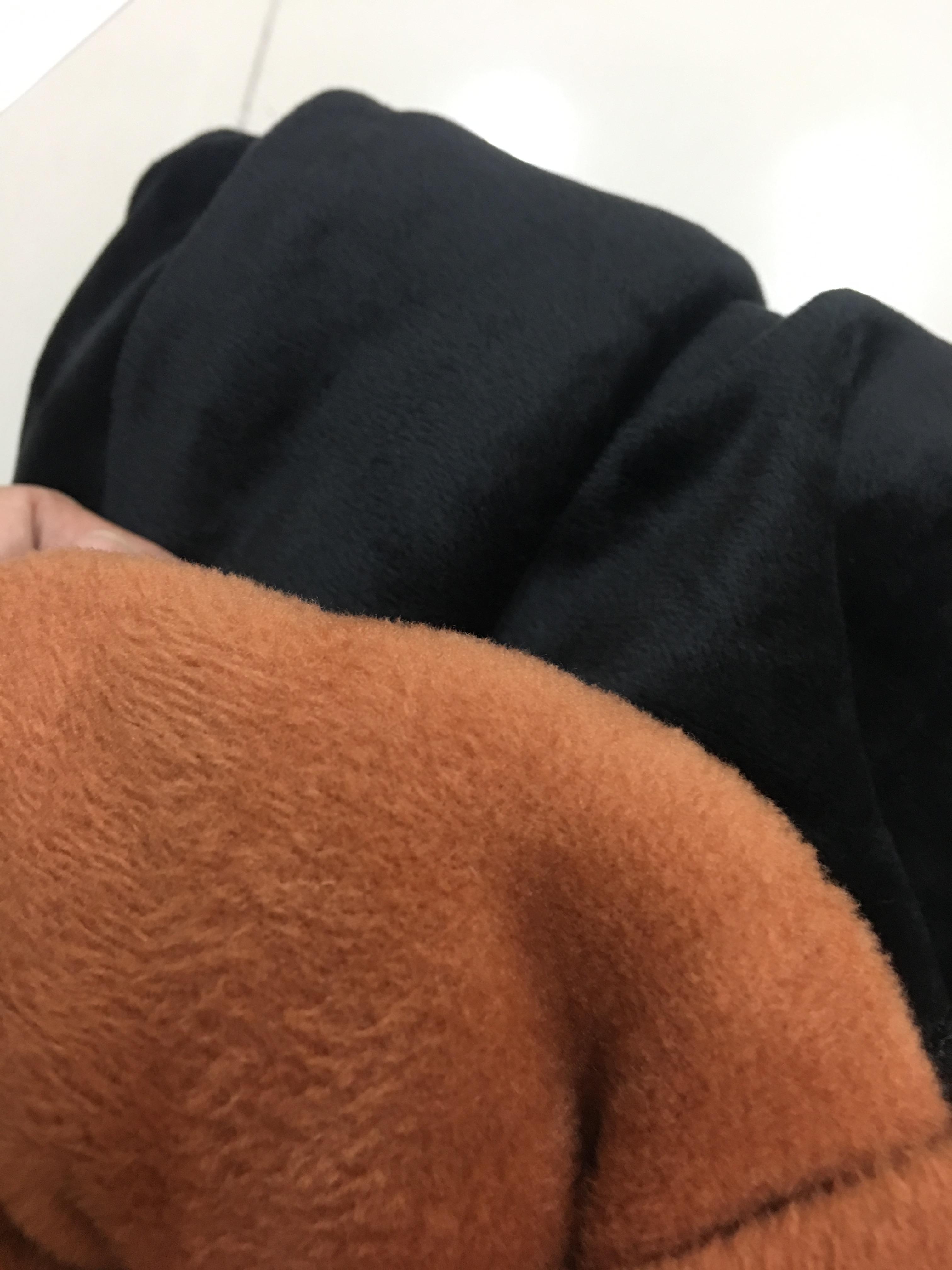 กางเกงขายาวผ้าขนกันหนาว สีดำ ขนสั้นทั้งด้านในและด้านนอก อุ่นและนุ่มมากๆๆๆๆ ทรงสวย black