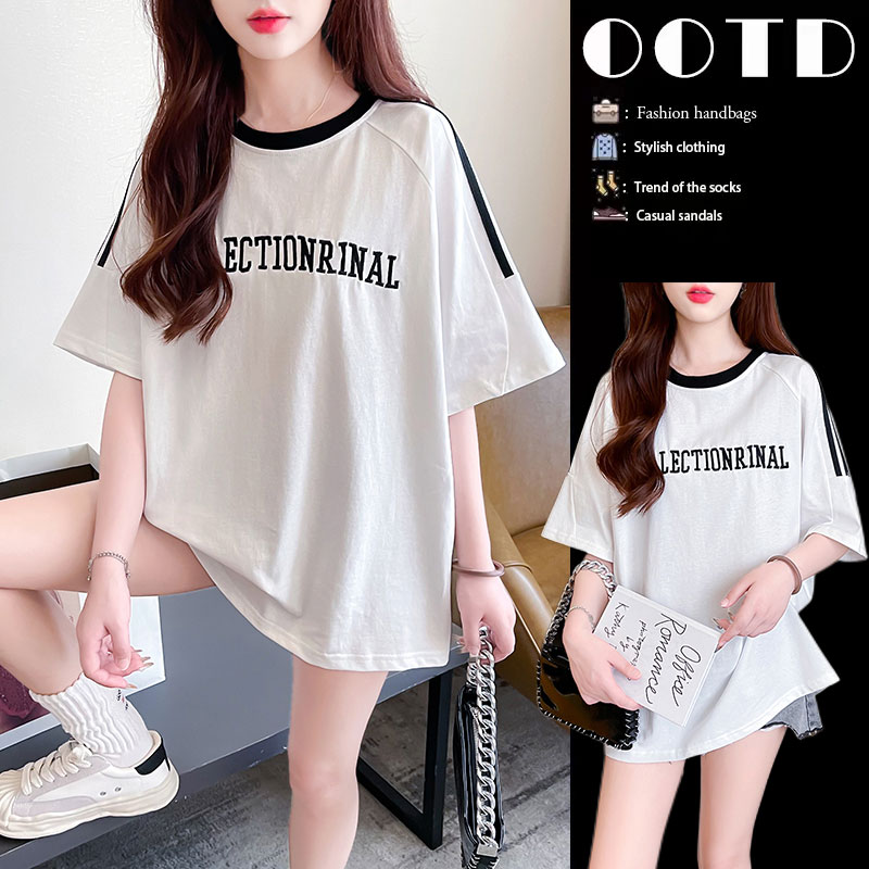 เสื้อยืดคนอ้วนแบบโอเวอร์ไซส์แบบ ulzzang fashion สนใจทักแชท