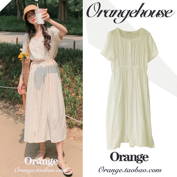 เดรสวัยรุ่นแฟชั่นหลากหลายสไตล์ เดรสแฟชั่นสไตล์เกาหลีน่ารักๆ BY Orange House Korean