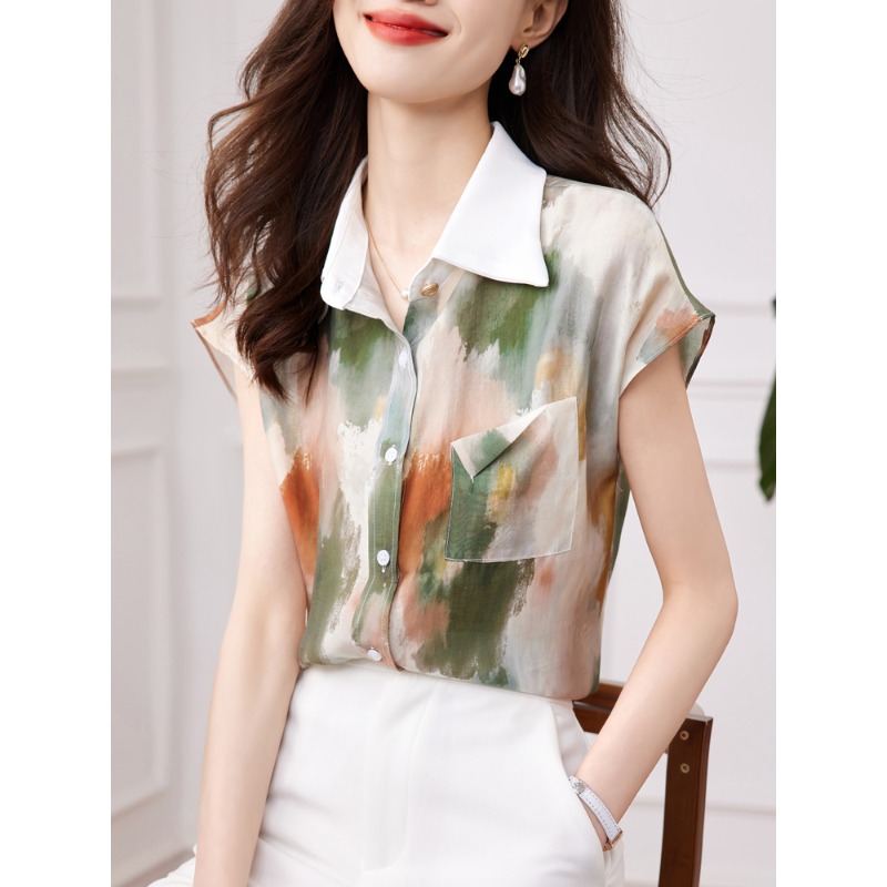 เสื้อเชิ้ตผู้หญิงแขนยาว เสื้อเชิ้ตผู้หญิงใส่ทํางาน 390 บาทต่อชิ้น ฟรีค่าจัดส่ง