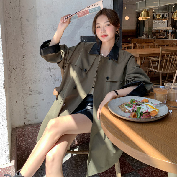 เสื้อโค้ท เสื้อโค้ทกันหนาว เสื้อโค้ทใส่เที่ยวต่างประเทศ ยี่ห้อ: Qianziqian