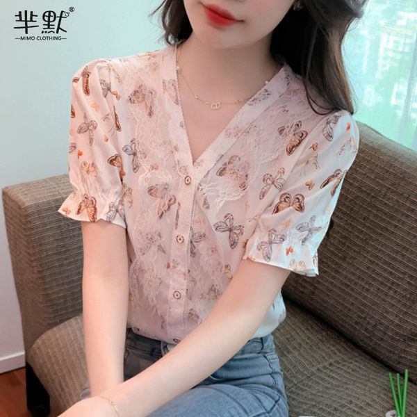 เสื้อชีฟองเกาหลี เสื้อชีฟองสวยๆ