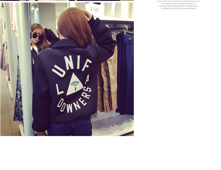 เสื้อคลุมเบสบอล ทรงสวยสีดำ ปักลายเท่ๆ พร้อมส่ง same pic