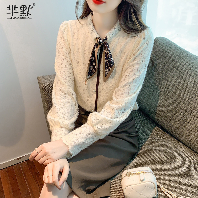 เสื้อลูกไม้ เสื้อเชิ้ตแขนยาว