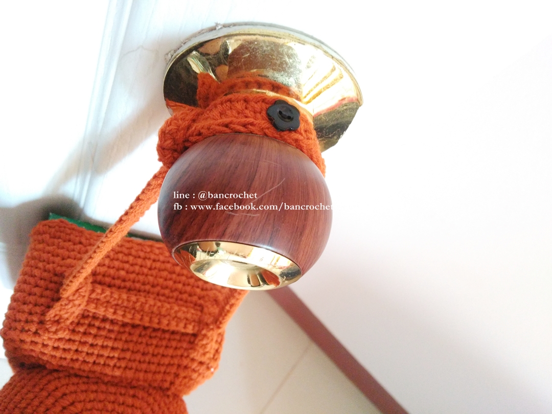 กล่องทิชชูคุมะถัก แบบแขวน