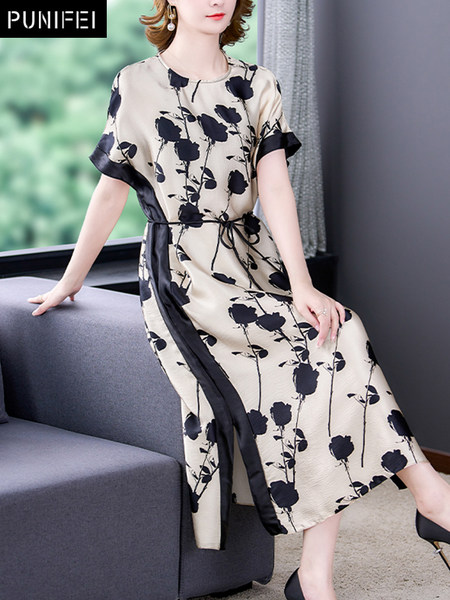 เดรสวัยผู้ใหญ่40-60ปี เดรสคุณแม่ ชุดเดรสทำงานวัยผู้ใหญ่ แบรนด์ MAMA DRESS