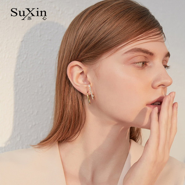 ตุ้มหู ต่างหู ต่างหูผู้หญิง By SuXin