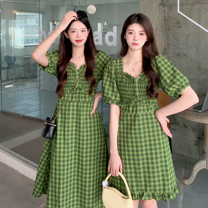 เดรสวัยรุ่น-เดรสคนอ้วนวัยรุ่น L-4XL(อก38-46 นิ้ว)