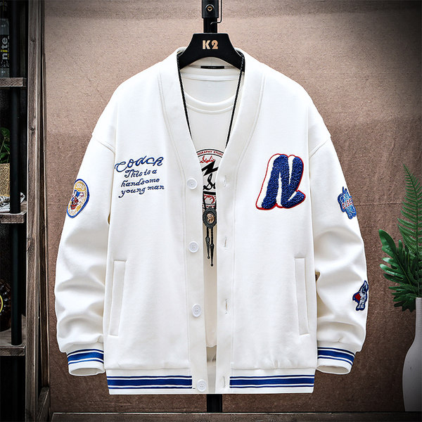 เสื้อแจ็คเก็ตเบสบอล เสื้อคลุม เสื้อแขนยาวสไตล์เกาหลี