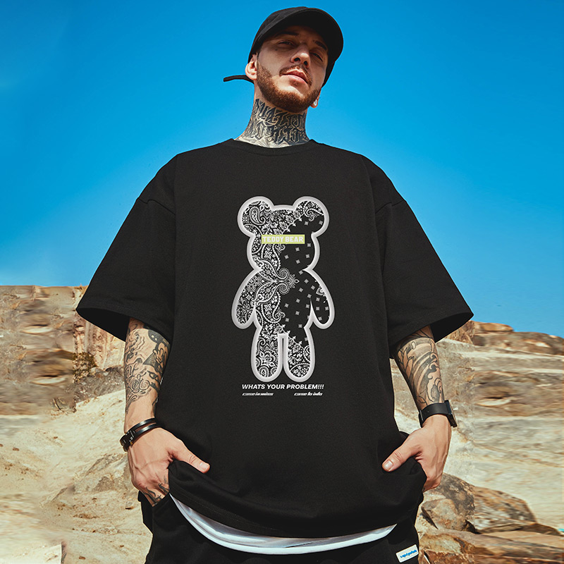 เสื้อยืดผู้ชายอ้วน S-5XL(อกเสื้อ39-51นิ้ว)