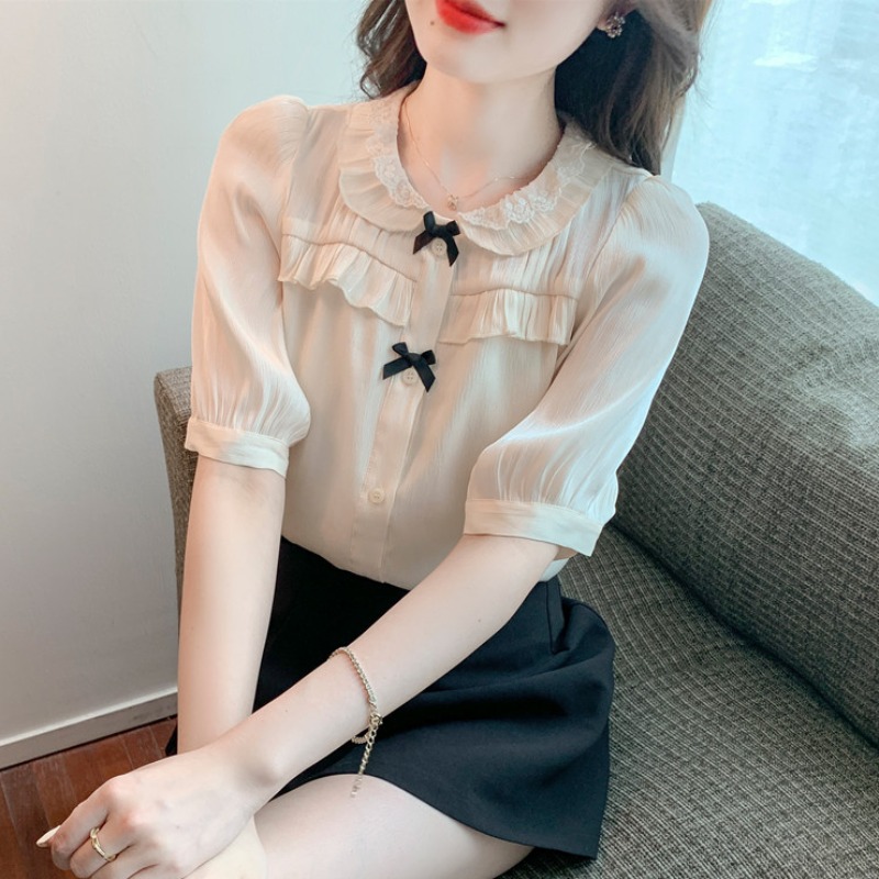 เสื้อเชิ้ตผู้หญิงแขนยาว เสื้อเชิ้ตผู้หญิงใส่ทํางาน 390 บาทต่อชิ้น ฟรีค่าจัดส่ง