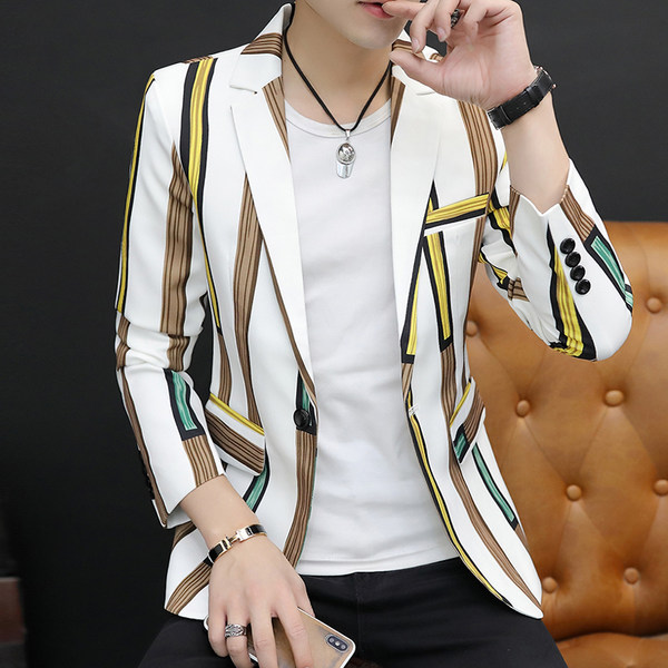 สูท Blazers ผู้ชาย เสื้อคลุมสไตล์สูท สำหรับผู้ชาย
