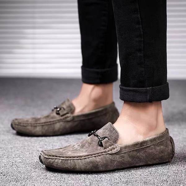 รองเท้าหนังผู้ชาย มีไซส์39-44 รองเท้าโลฟเฟอร์ชาย Slip-On Shoes