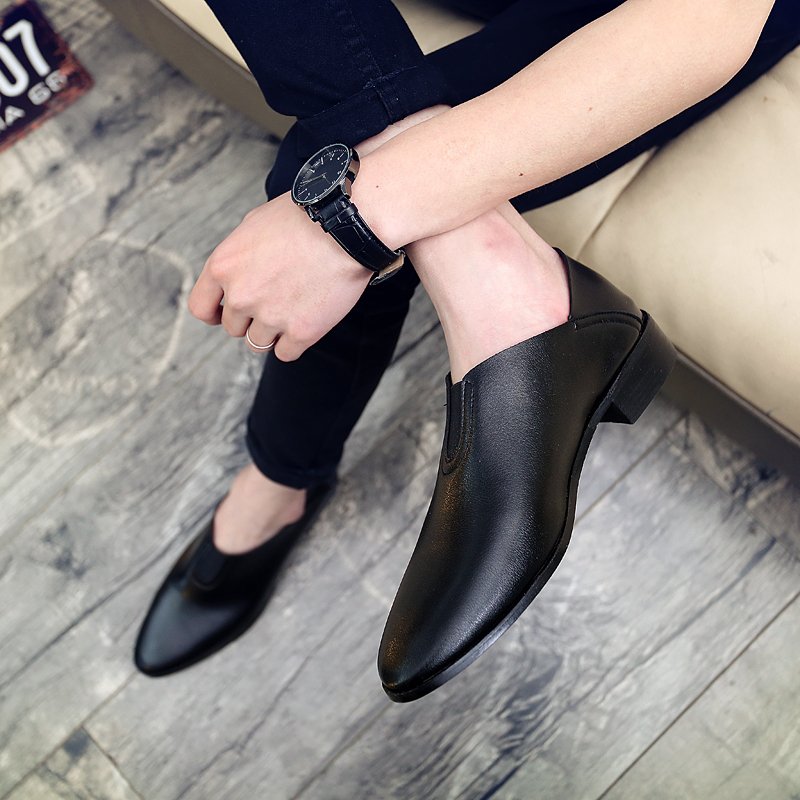 รองเท้าโลฟเฟอร์ชาย รองเท้าผู้ชาย รองเท้าแฟชั่นชาย รองเท้าหนังผู้ชาย Men Loafer Slip-On Shoes
