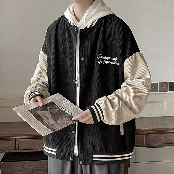 เสื้อแจ็คเก็ตเบสบอล เสื้อคลุม เสื้อแขนยาวสไตล์เกาหลี