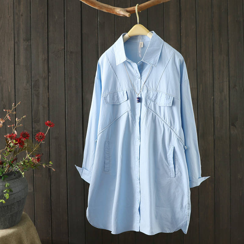 แบบเสื้อสวยๆ เสื้อผ้าฝ้ายลินิน เสื้อเชิ้ตผ้าลินิน