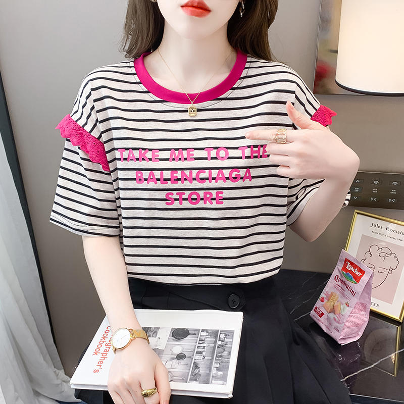 เสื้อยืดวัยรุ่นน่ารักๆ เสื้อวัยรุ่นแขนสั้น เสื้อผ้าวัยรุ่นเกาหลี แบรนด์ Wiyike