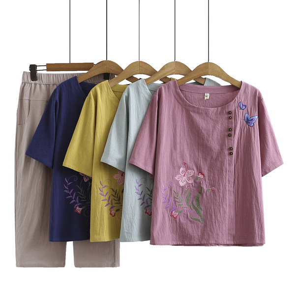 เสื้อลินินสไตล์ผู้ใหญ่ เสื้อคุณแม่ เสื้อผู้ใหญ่ แบรนด์ LININ