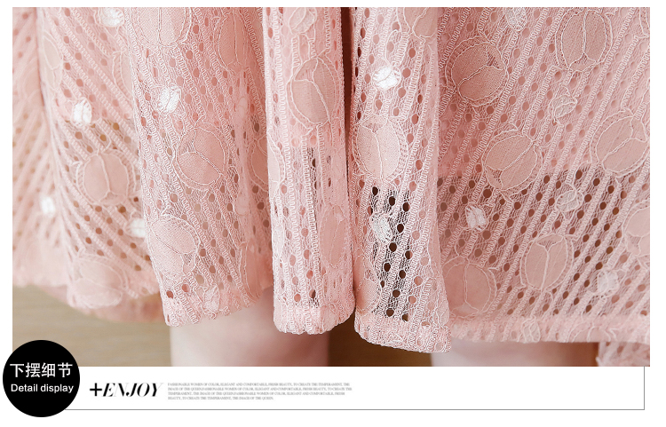 Dress4503 เดรสยาวลูกไม้ทรงสวย แขนยาวแต่งระบาย มีเชือกรูดกลางอกเก๋ๆ ดูมีดีเทล ผ้าลูกไม้เนื้อดีหนาสวยเกรดพรีเมียม งานดีผ้าสวยเหมือนราคาหลักพัน