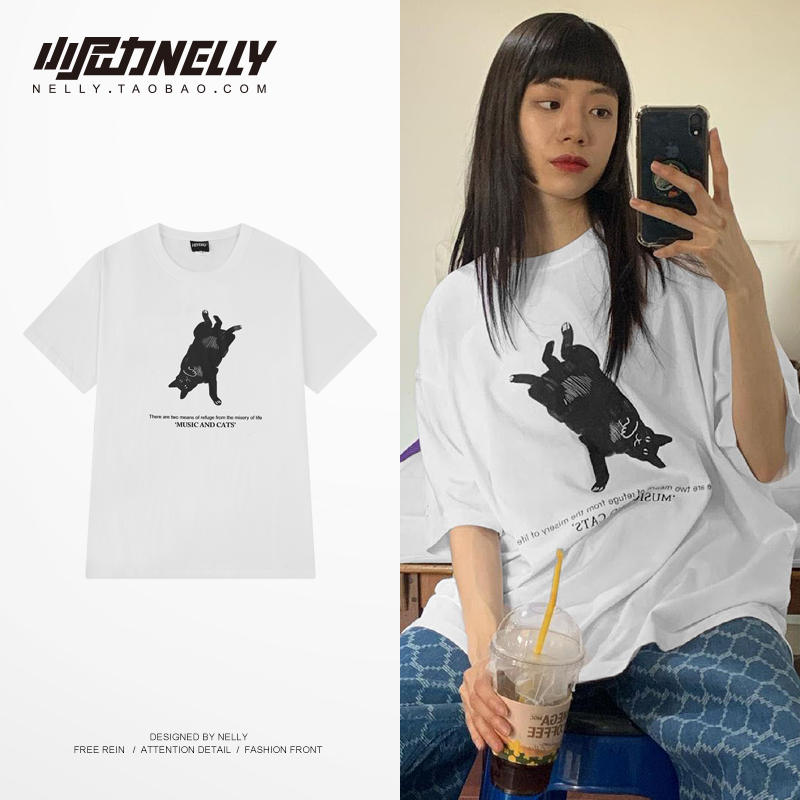 เสื้อยืดคอกลม ผู้ชาย เสื้อยืดผู้ชายเกาหลี เสื้อยืดเกาหลี แบรนด์ NELLY