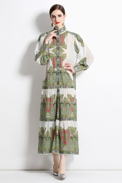 ชุดเดรสยาวสวยๆ ชุดเดรสยาวใส่สบาย ใส่ทำงาน