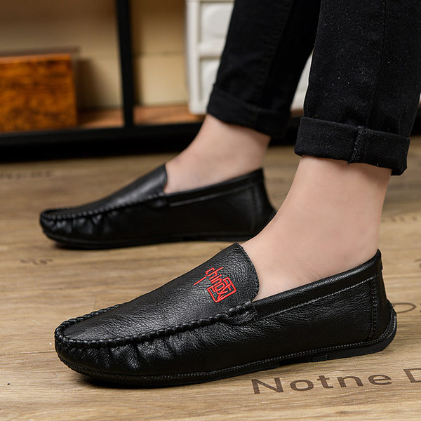 รองเท้าหนังผู้ชาย มีไซส์39-44 รองเท้าโลฟเฟอร์ชาย Slip-On Shoes