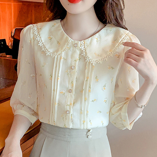 เสื้อชีฟองเกาหลี เสื้อชีฟองสวยๆ