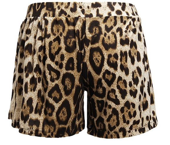 กางเกงขาสั้น กางเกงผู้หญิง ขาสั้น แฟชั่น ลายเสือ สีน้ำตาล สไตล์ สาวเปรี้ยว กางเกงใส่เที่ยว ใส่อยู่บ้าน เก๋ ๆ ใส่สบาย 999229