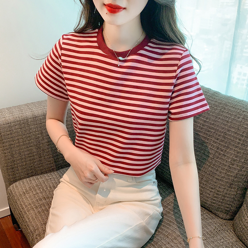 เสื้อผ้าวัยรุ่นเกาหลี เสื้อยืดวัยรุ่นผู้หญิง มีขนาด S M L XL
