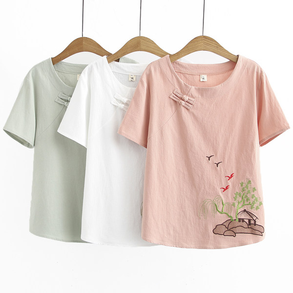 เสื้อลินินสไตล์ผู้ใหญ่ เสื้อคุณแม่ เสื้อผู้ใหญ่ แบรนด์ LININ