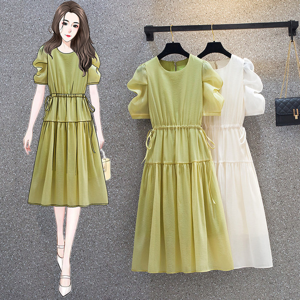 เดรสคนอ้วน เดรสสาวอวบ ชุดเดรสคนอ้วนวัยรุ่น BY PLUS SIZE Girl