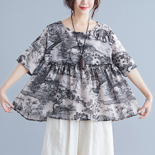 เสื้อOVERSIZE ใส่ตั้งแต่สาวผอม-สาวอวบ น้ำหนักตัว50-100กิโลกรัม