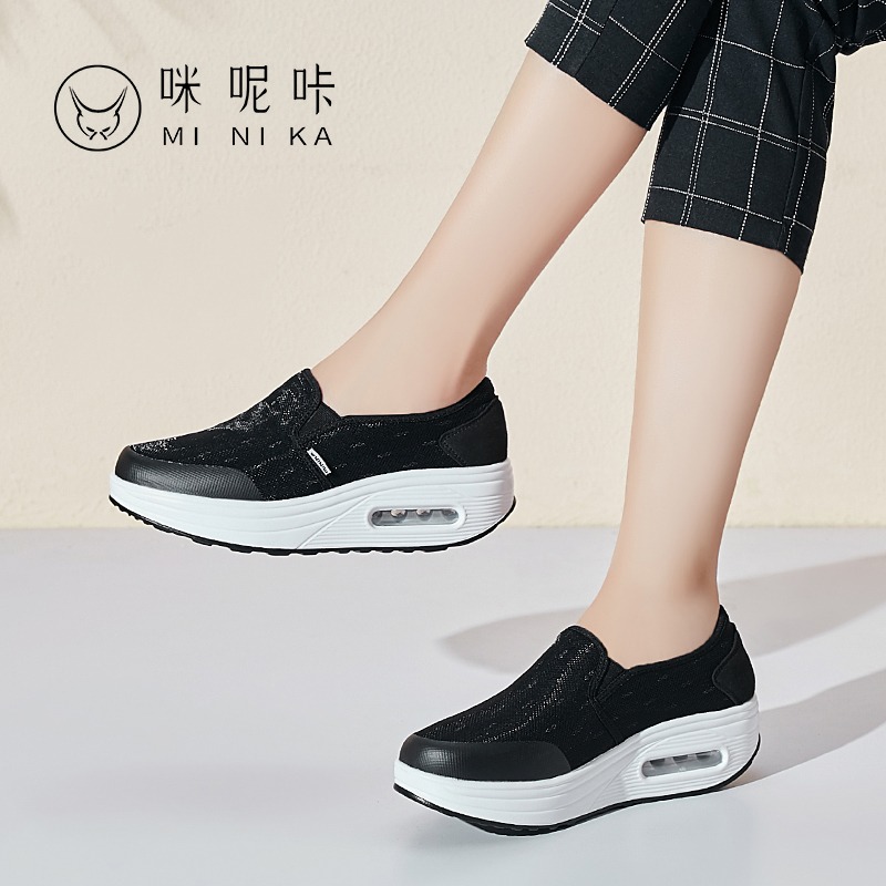 รองเท้าผ้าใบ รองเท้าลำลอง รองเท้าผ้าใบลำลอง รองเท้าแฟชั่นแบบสวม Slipper Shop