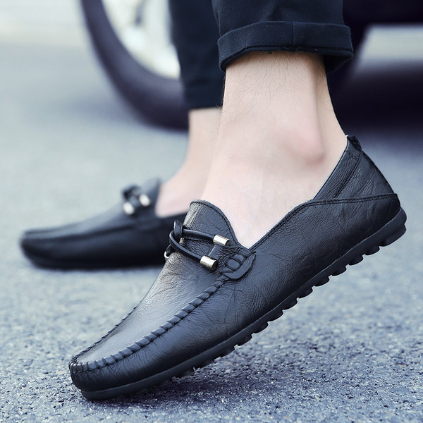 รองเท้าโลฟเฟอร์ชาย รองเท้าผู้ชาย รองเท้าแฟชั่นชาย รองเท้าหนังผู้ชาย Men Loafer Slip-On Shoes