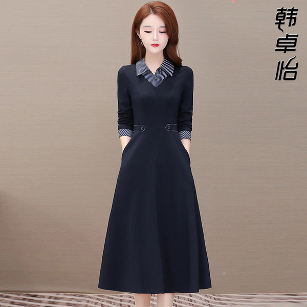 เดรสวัยผู้ใหญ่40-60ปี เดรสคุณแม่ ชุดเดรสทำงานวัยผู้ใหญ่ แบรนด์ MAMA DRESS