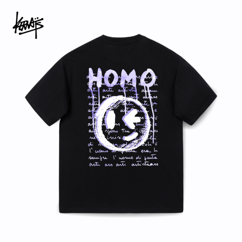 เสื้อยืดผู้ชายอ้วน S-6XL น้ำหนักผู้สวม 50-135 กิโลกรัม