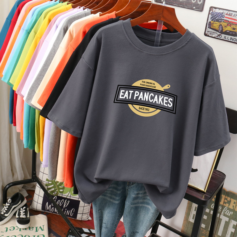 เสื้อยืดคอตตอน สกรีนลายน่ารัก มีหลากหลายสี ส่งฟรีทั่วไทย BY JIMIAO