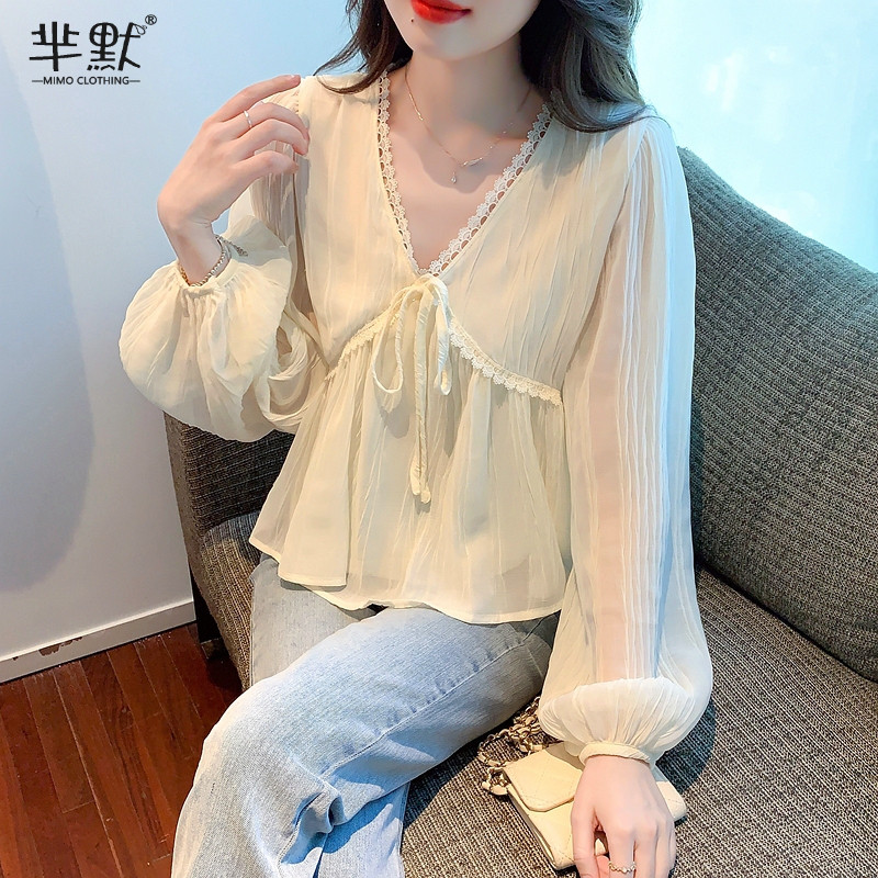 เสื้อลูกไม้ เสื้อเชิ้ตแขนยาว