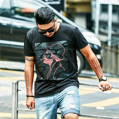 เสื้อยืดผู้ชายอ้วน มีไซส์2XL-7XL น้ำหนักผู้สวมใส่ตั้งแต่ 70-130กิโลกรัม