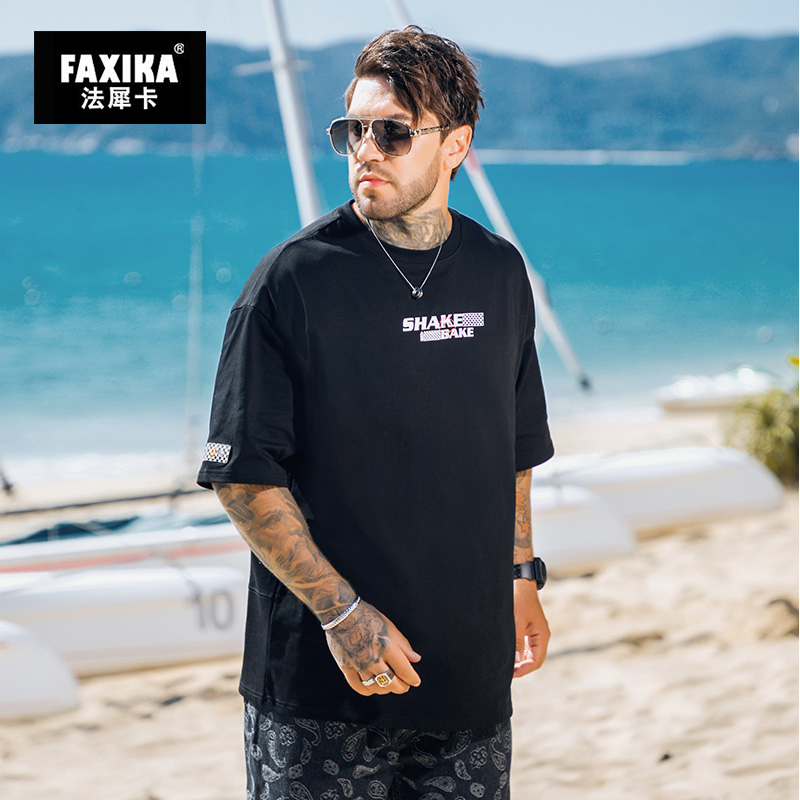 เสื้อยืดผู้ชายอ้วน S-5XL(อกเสื้อ39-51นิ้ว)
