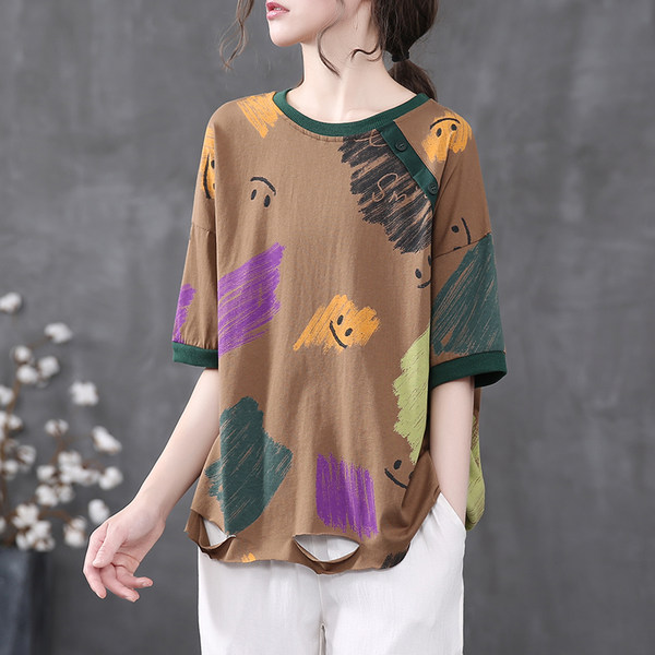 เสื้อยืดวินเทจ ฟรีไซส์อกเสื้อประมาณ 38-42